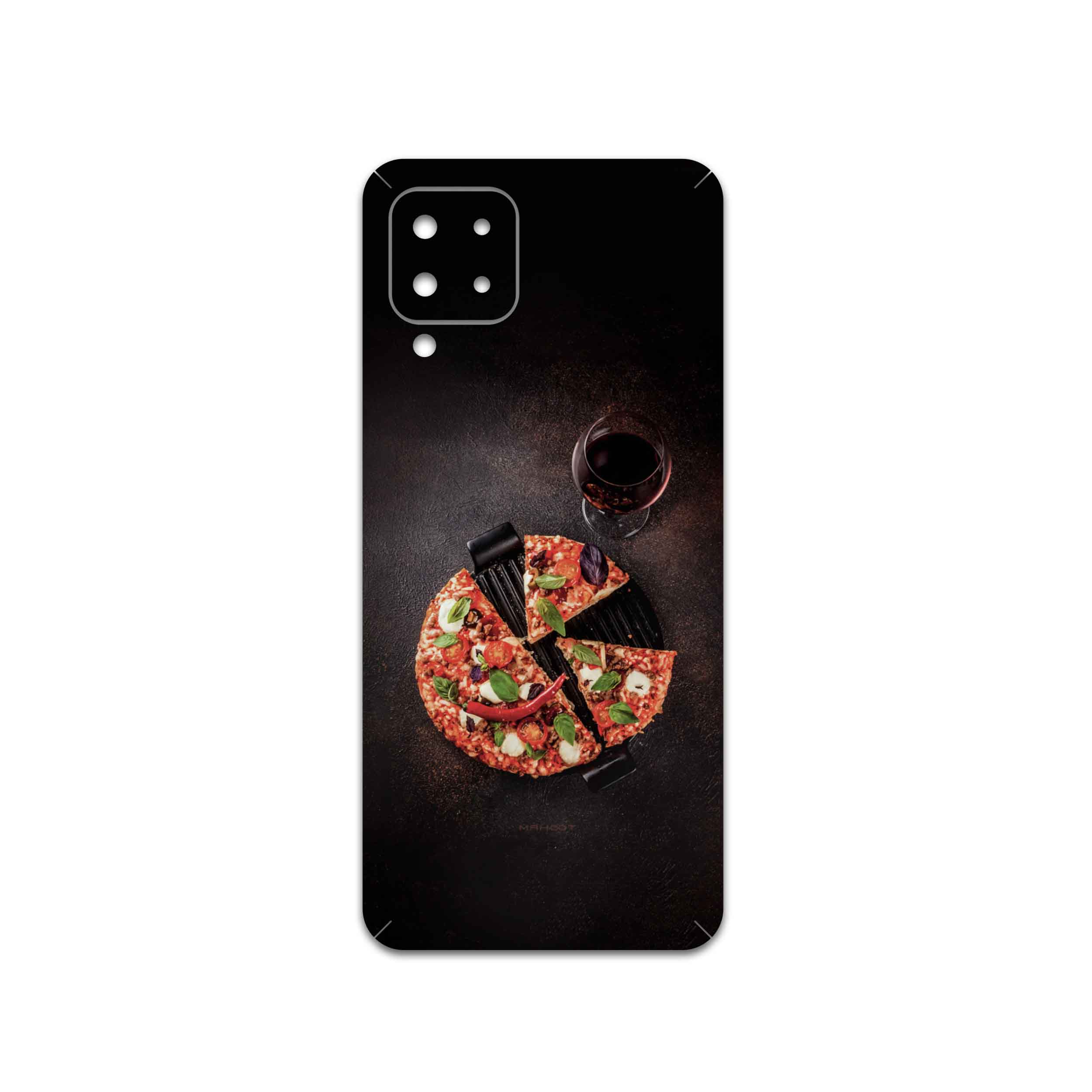 برچسب پوششی ماهوت مدل Pizza مناسب برای گوشی موبایل سامسونگ Galaxy M22