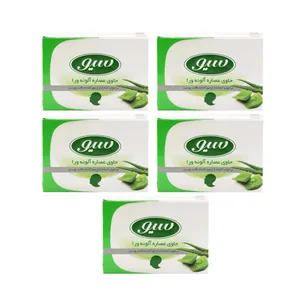 صابون شستشو سیو مدل Aloe Vera Extract وزن 125 گرم مجموعه 5 عددی