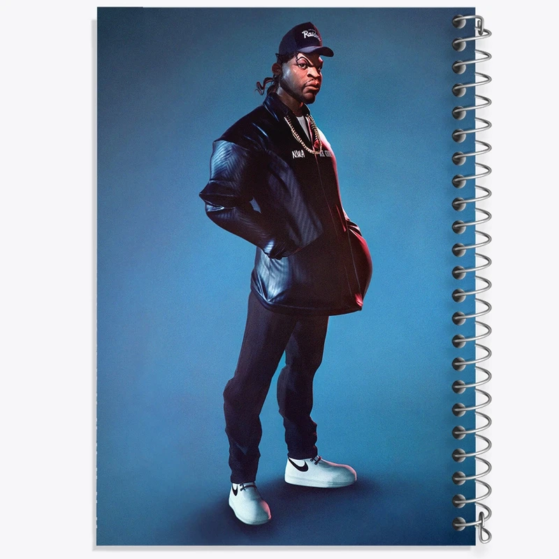 دفتر مشق 100 برگ خندالو طرح Ice Cube کد F776