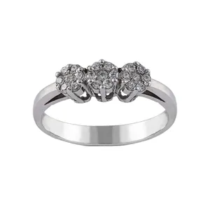 انگشتر نقره زنانه جواهری سون مدل 2362