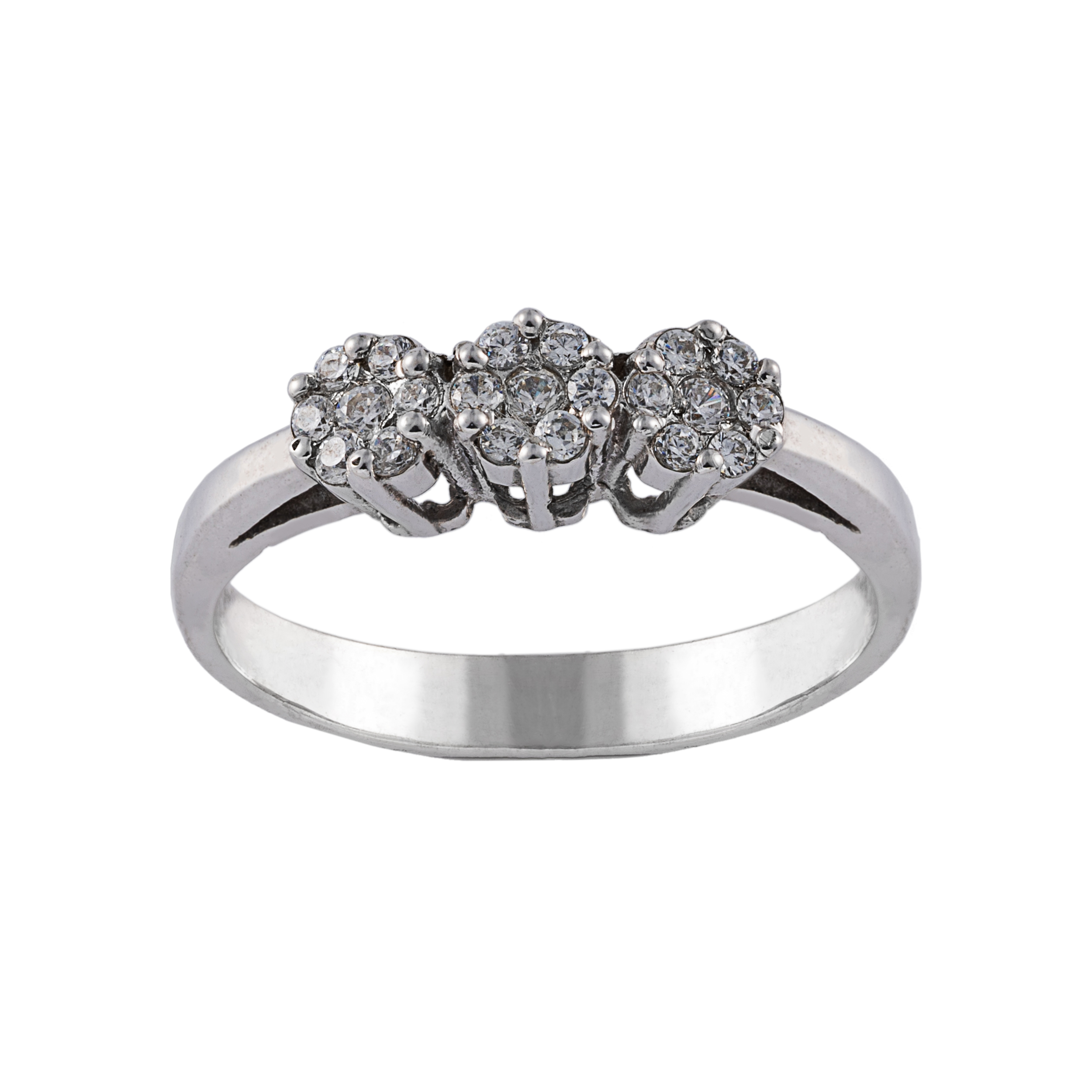 انگشتر طلا 18 عیار زنانه جواهری سون مدل 0008