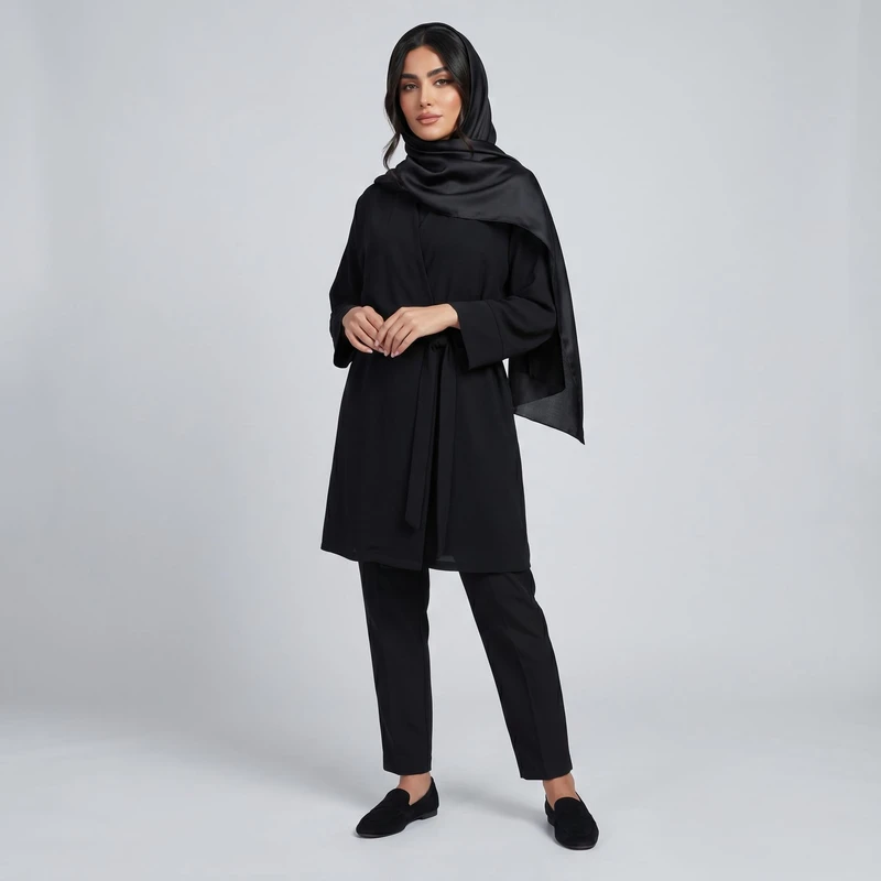 مانتو زنانه مدل نخی ابر و بادی کد tm-2889