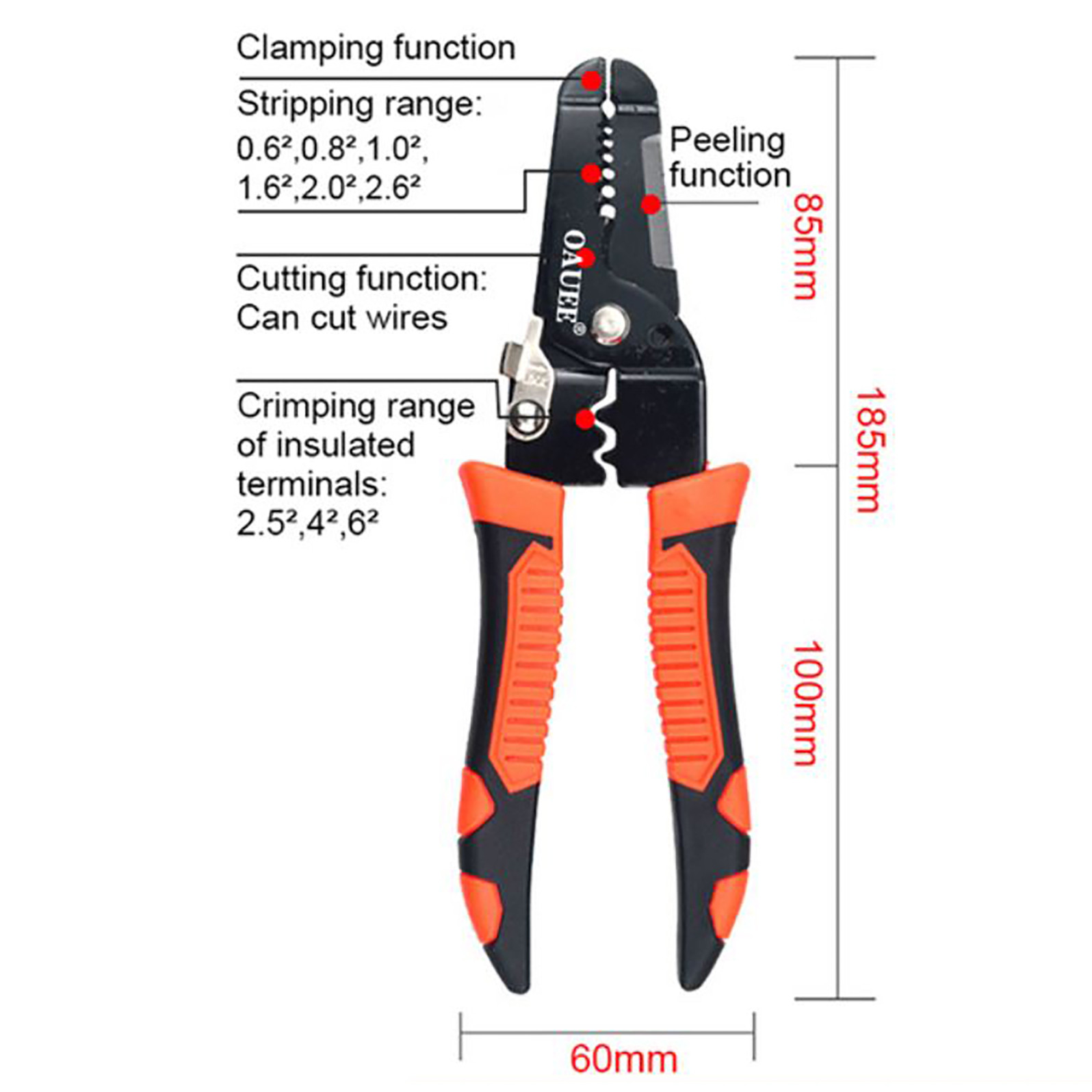 انبر سیم لخت کن مدل Multifunctional Pro