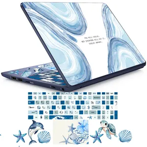 استیکر لپ تاپ راتیانا مدل sea 02 به همراه برچسب حروف فارسی