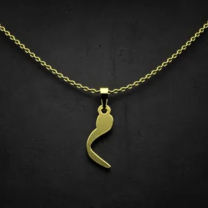 گردنبند طلا 18 عیار زنانه مدوپد مدل حرف م کد I3-1-1776