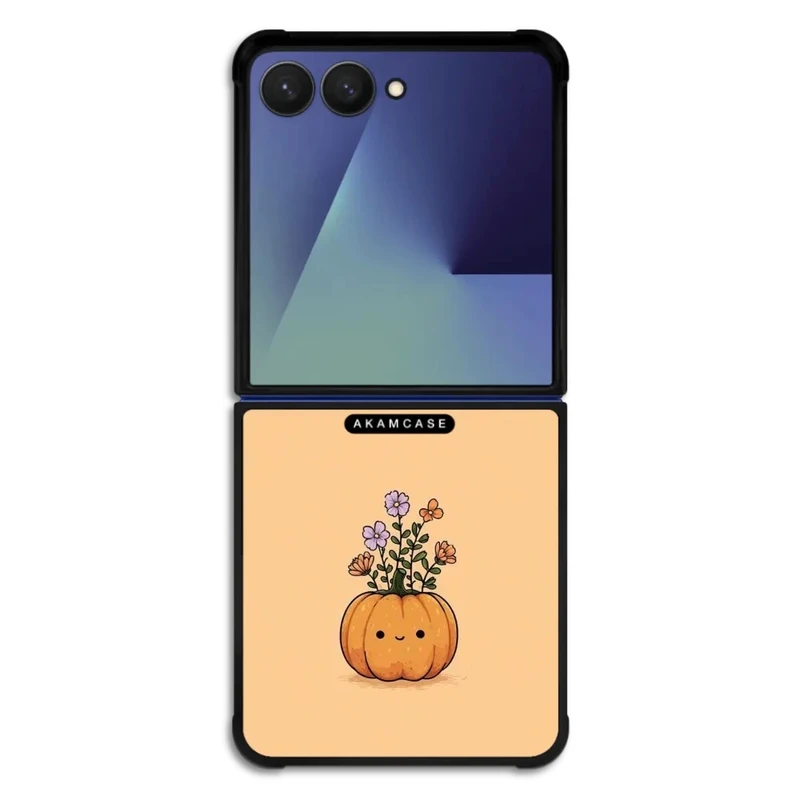 کاور آکام مدل AMC-WSGZFLIP7-PUMPKIN-19 مناسب برای گوشی موبایل سامسونگ Galaxy Z Flip 7 
