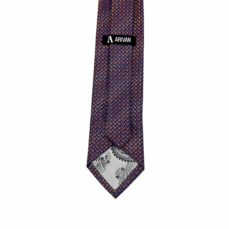 ست کراوات و دستمال جیب مردانه آریوان مدل LR7703