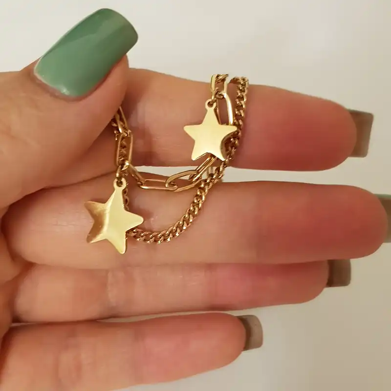 دستبند زنانه مدل ستاره 3204