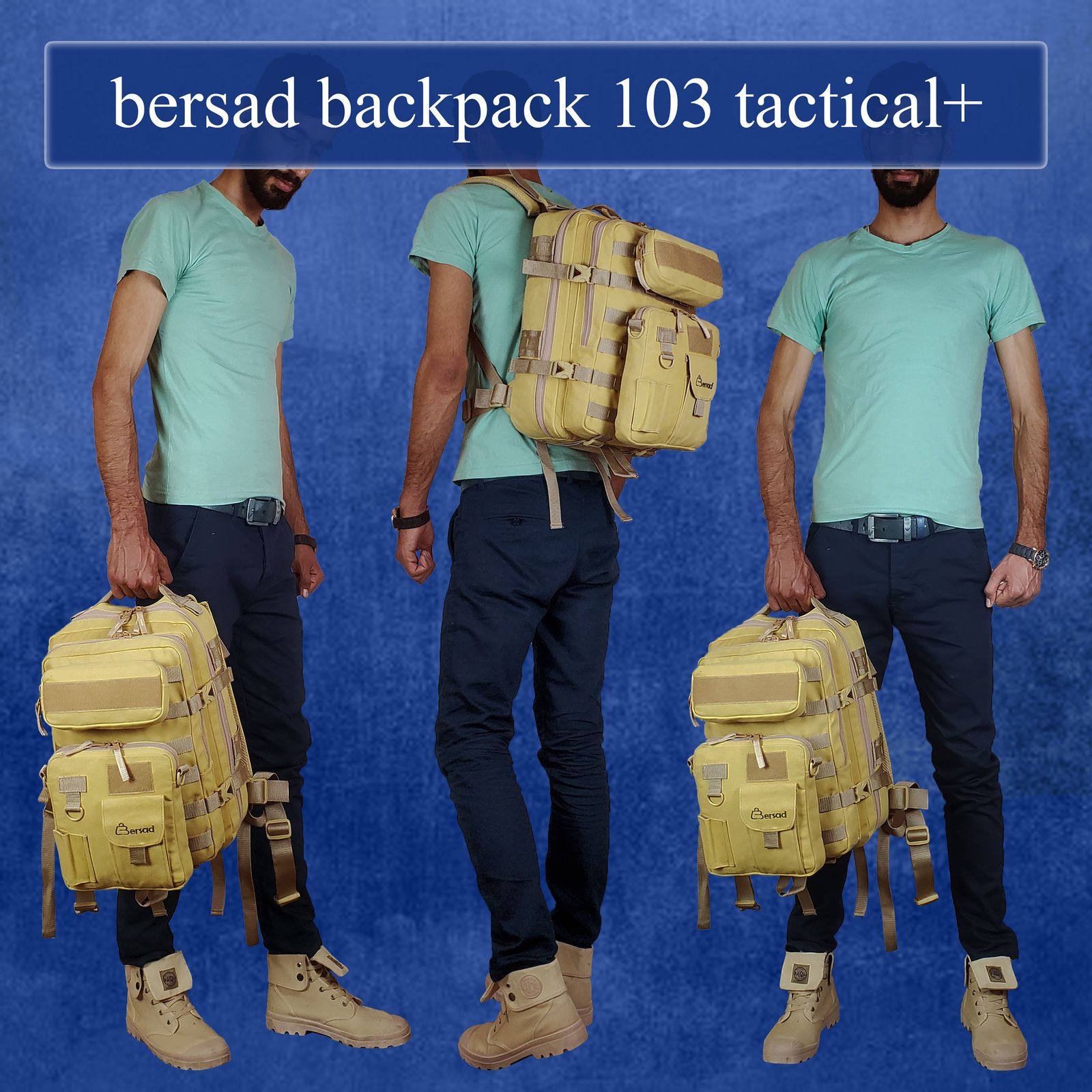 کوله پشتی کوهنوردی برساد مدل +Bb 103 tactical -  - 50