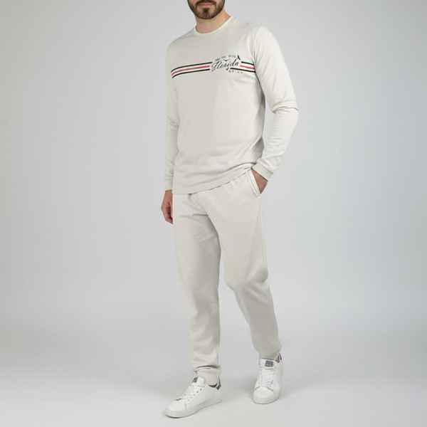 تخفیف ست تی شرت و شلوار مردانه آریان نخ باف مدل Z 17633