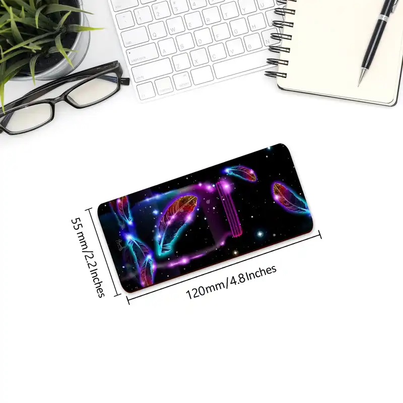 نشانگر کتاب لوکسینو مدل پر های رنگی در شیشه جادویی