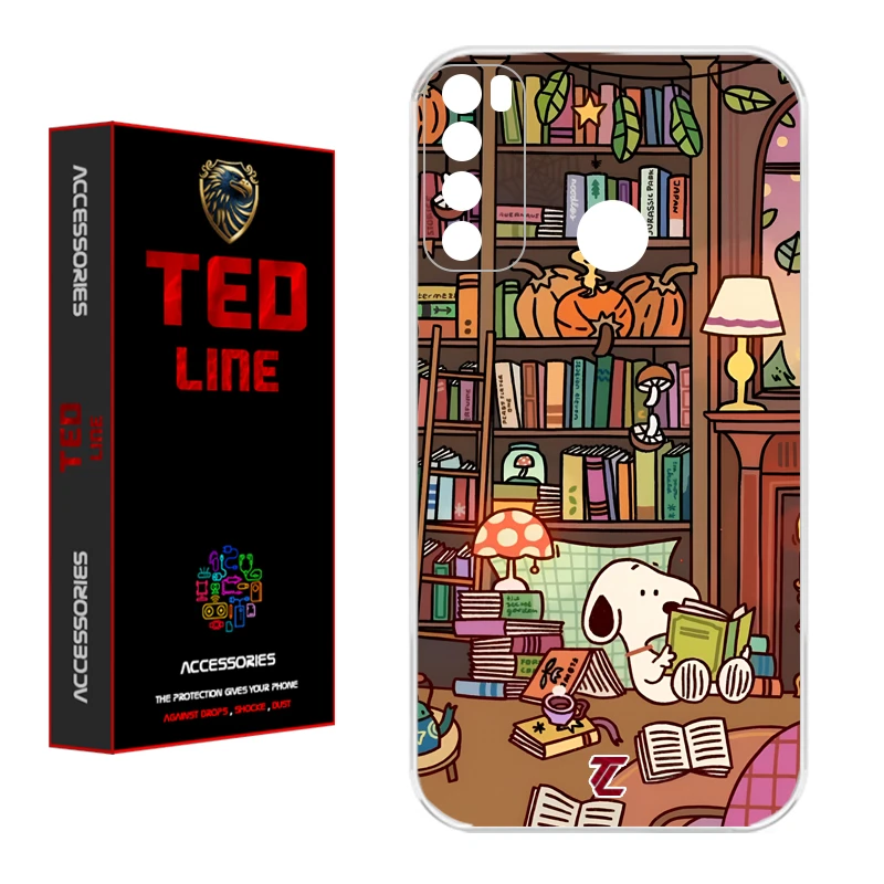 کاور تدلاین طرح اسنوپی کد 1218 مناسب برای گوشی موبایل شیائومی Redmi Note 8