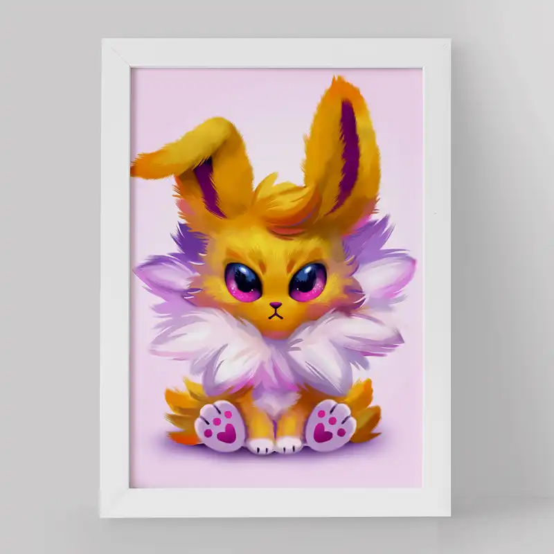 تابلو خندالو مدل تندرز انیمه پوکمون کد 17299