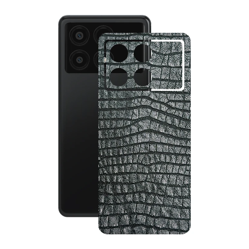 برچسب پوششی ریمکس مدل Leth طرح پوست ماری مناسب برای گوشی موبایل شیائومی Poco X6 Pro