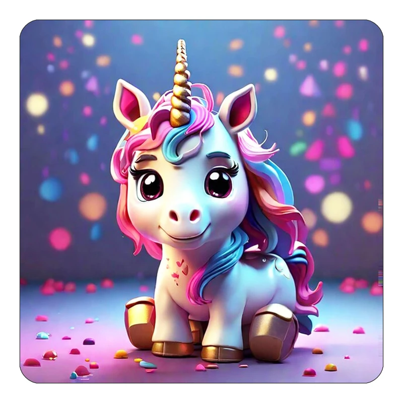 مگنت کاکتی طرح اسب تک شاخ و یونیکورن مدل mp30762