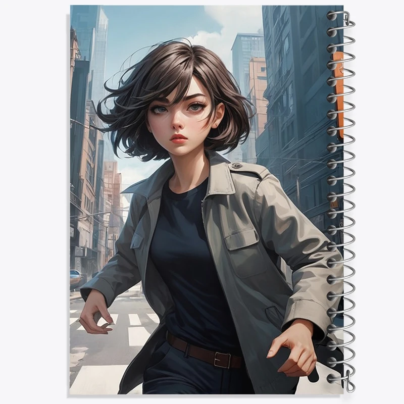 دفتر شطرنجی 50 برگ خندالو مدل دخترانه کد F2883