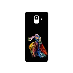 MAHOOT Rainbow Hair Digital Art Cover Sticker for Samsung Galaxy A6 2018