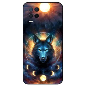 Megafone Wolf and Moon 8006 Cover For Realme 8 5G