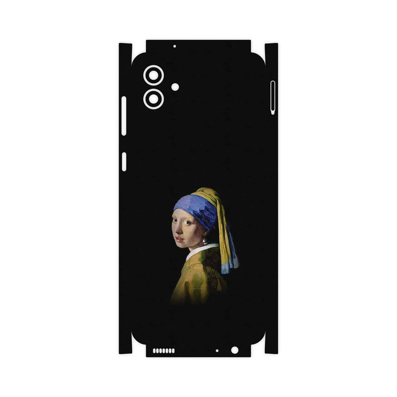 برچسب پوششی ماهوت مدل Girl with a Pearl Earring of Vermeer-FullSkin مناسب برای گوشی موبایل سامسونگ Galaxy A04