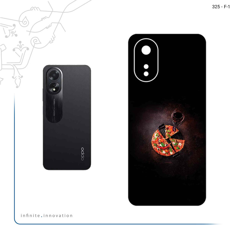 برچسب پوششی ماهوت مدل Pizza مناسب برای گوشی موبایل اپو A38