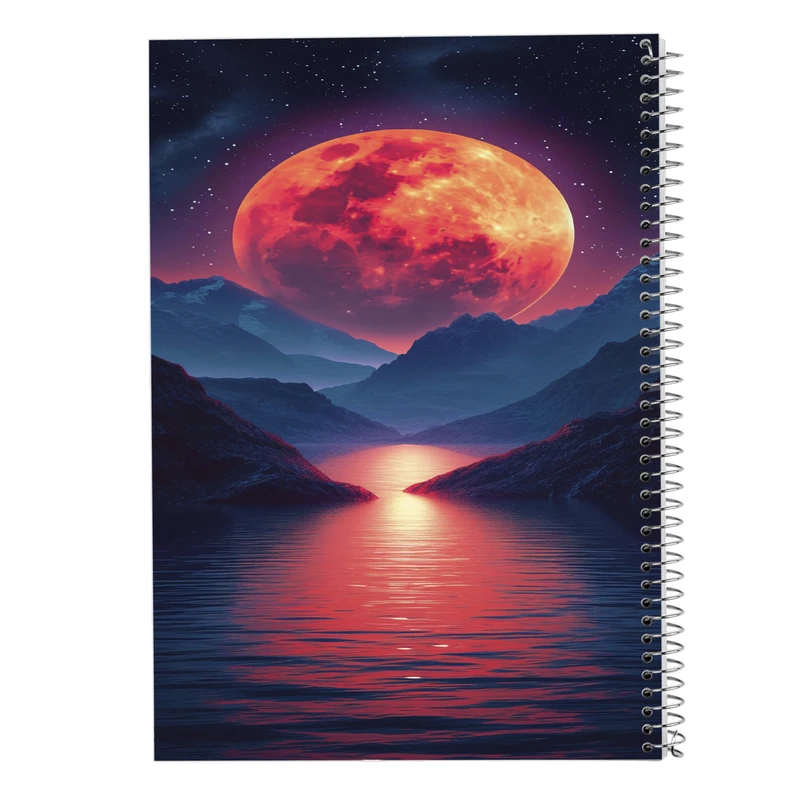 دفتر مشق 50 برگ مدوپد مدل ماه کد DF15480