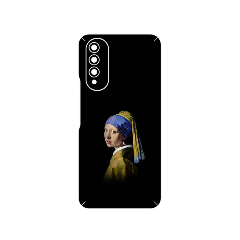 برچسب پوششی ماهوت مدل Girl with a Pearl Earring of Vermeer مناسب برای گوشی موبایل ویکو T50