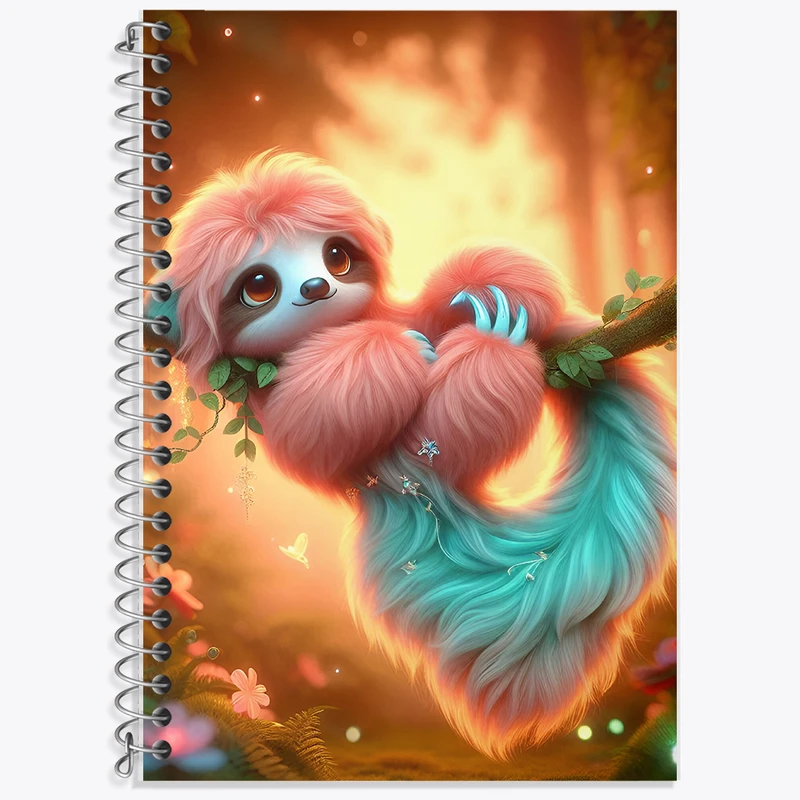 دفتر نت موسیقی 50 برگ خندالو طرح تنبل کیوت کد F6074