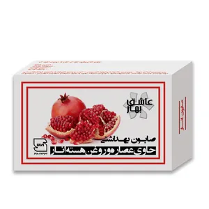 صابون شستشو عاشق بهار مدل انار وزن 90 گرم