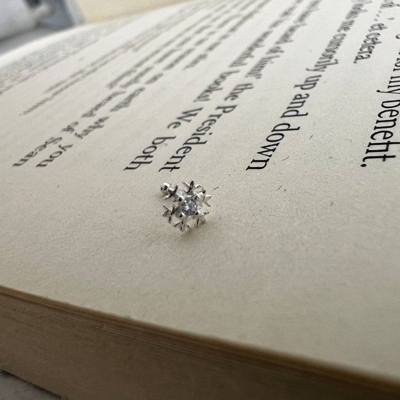 پیرسینگ نقره زنانه مدل  P4616