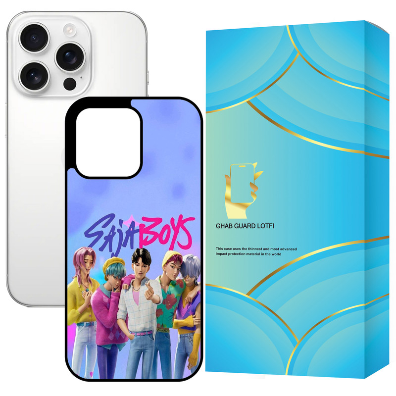 کاور قاب گارد لطفی طرح ساجا بویز مدل GCHP16P مناسب برای گوشی موبایل اپل iPhone 16 Pro 
