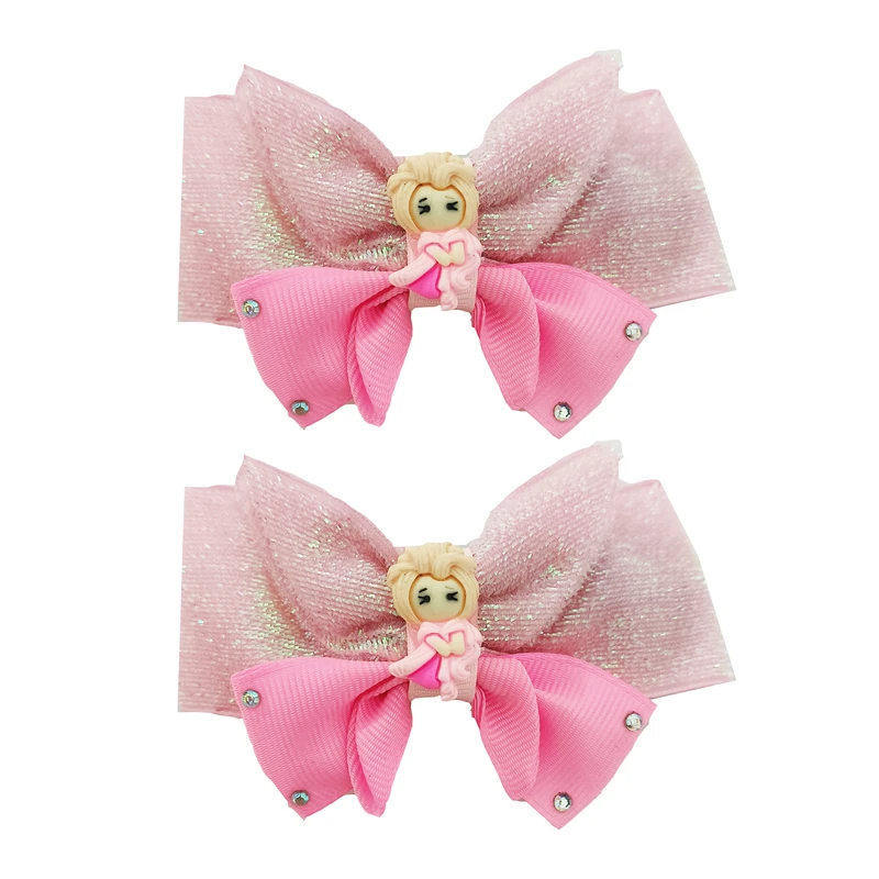 کش مو دخترانه مدل پاپیونی کد GK06 مجموعه 2 عددی