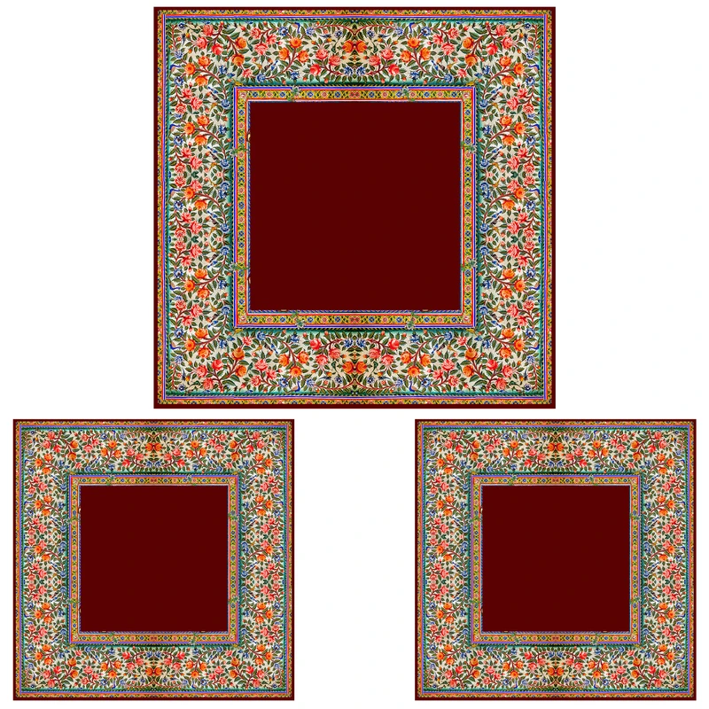 ست رومیزی سه تکه طرح گل ریز کد 9987.2