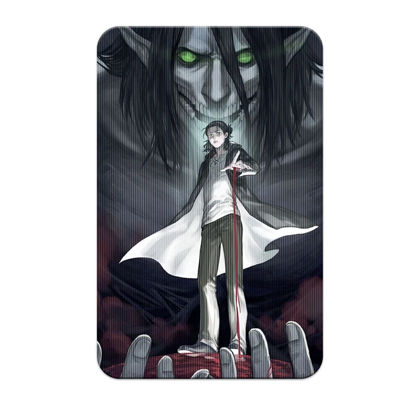 استیکر کارت پرمانه مدل  سه بعدی طرح Attack on Titan کد pm3d.550