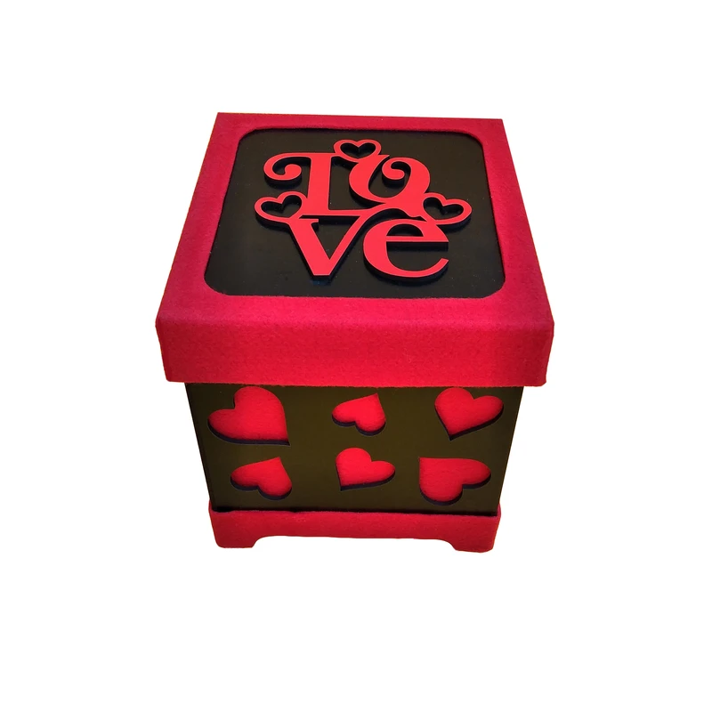 جعبه هدیه طرح قلبی کد 1818