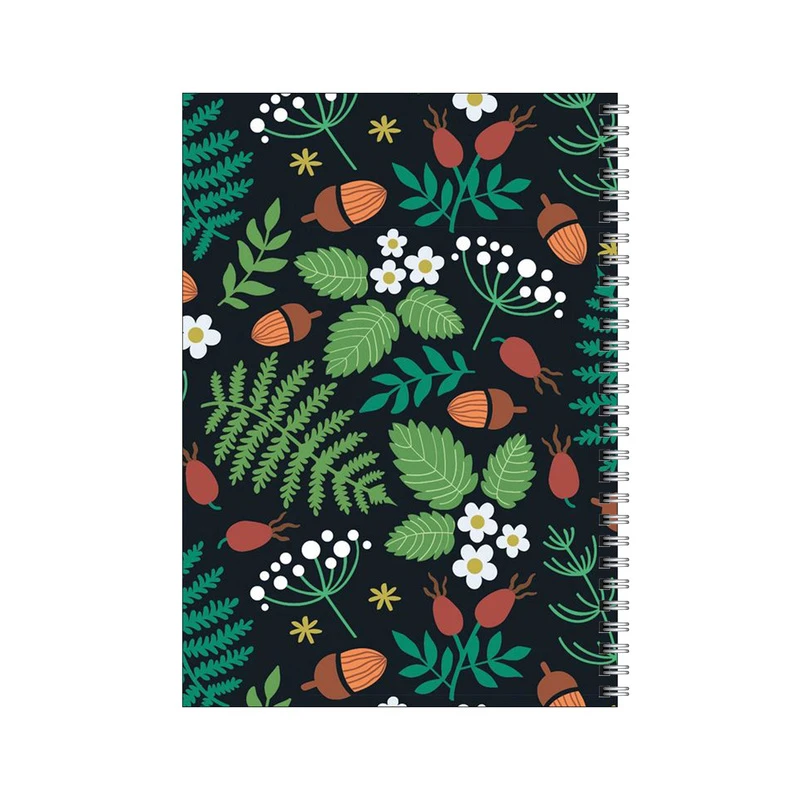 دفتر مشق 80 برگ بامبیلیپ طرح پترن بلوطی کد 4521931