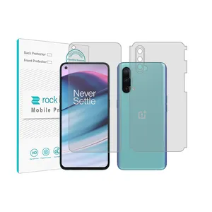 Rockspace transparent screen protector HyGEL model suitable for OnePlus Nord CE 5G mobile phone with back protector