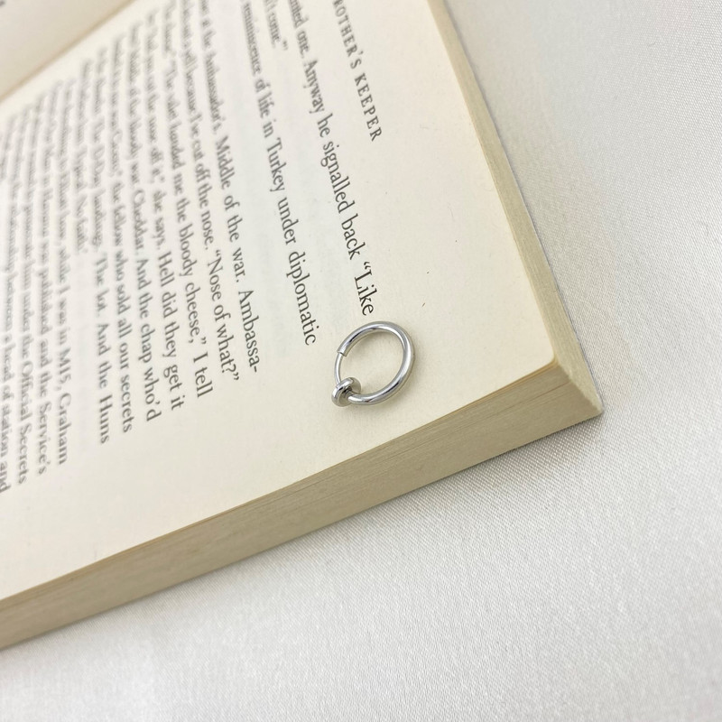 پیرسینگ گوش زنانه مدل حلقه بدون سوراخ کد P4495