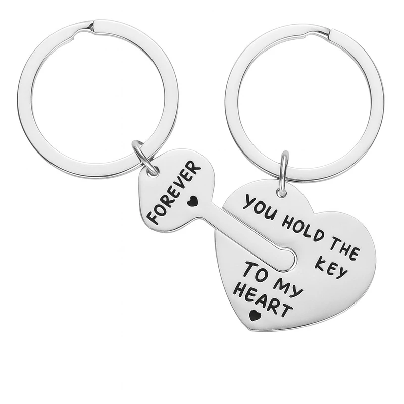 جاکلیدی مدل قلب و کلید عاشقانه مجموعه دو عددی 