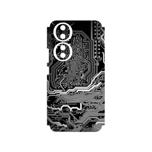 MAHOOT Black_Printed_Circuit_Board Cover Sticker for Honor 90