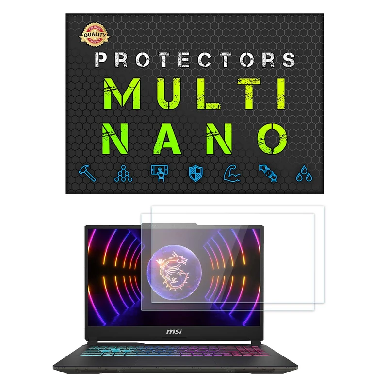 محافظ صفحه نمایش شفاف مولتی نانو مدل X-S2N مناسب برای لپ تاپ ام اس آی SurCyborg 15 A13UDX 15.6 inch 2024 بسته دو عددی