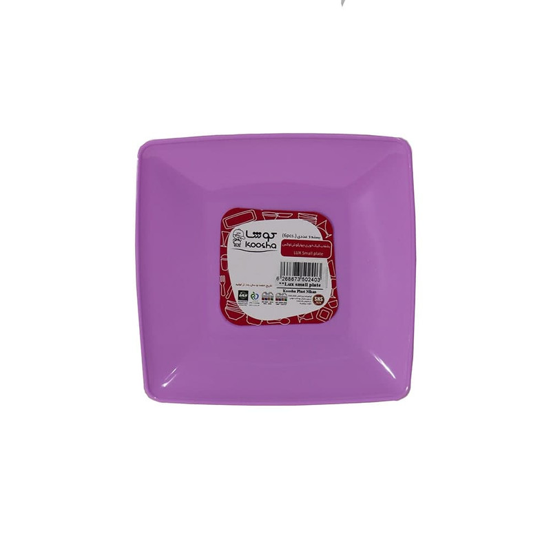 پیش دستی یکبار مصرف کوشا مدل لوکس بسته 6 عددی
