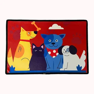 مت زیرانداز ظرف غذا و آب سگ و گربه مدل c3