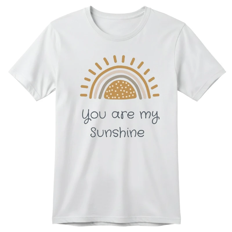 تی‌شرت آستین کوتاه بچگانه مدل خورشید کد v1 