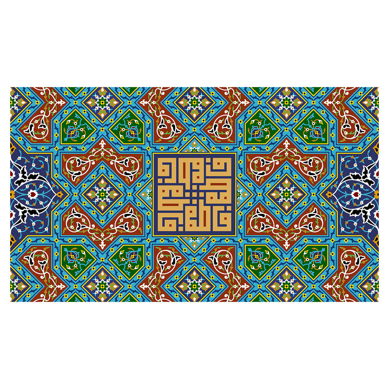 پرچم طرح ولادت مدل حضرت فاطمه کد 2385D