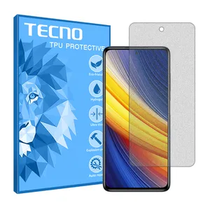 Tecno brand shockproof Matte screen protector glass for Xiaomi Poco X3 Pro