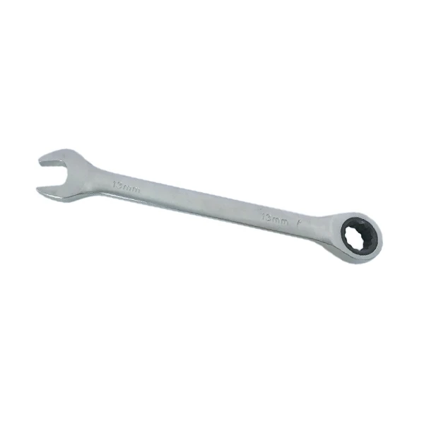 آچار یکسرتخت و یکسر رینگی جغجغه ای کد CR-V0013 سایز 13 میلیمتر