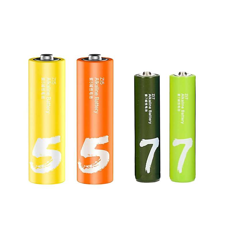 باتری قلمی و نیم قلمی شیائومی مدل ZI5-ZI7 مجموعه 4 عددی