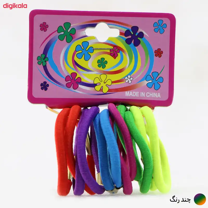 کش مو مدل ساده بسته 10 عددی