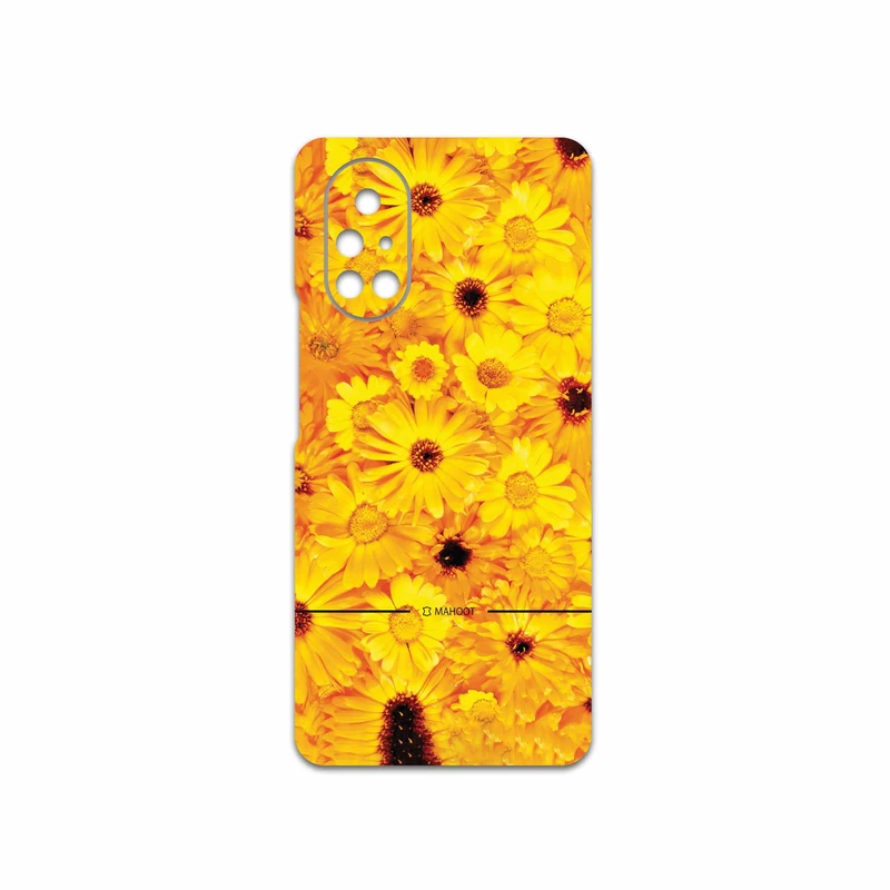 برچسب پوششی ماهوت مدل Yellow-Flower مناسب برای گوشی موبایل هوآوی Nova 8