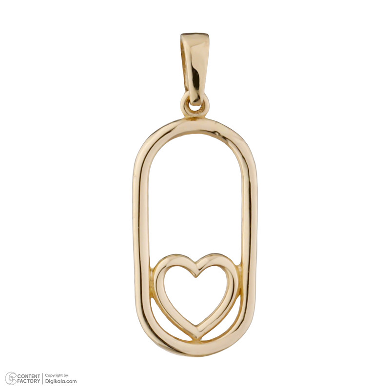 آویز گردنبند طلا 18 عیار زنانه تاج مدل A380 آویز گردنبند طلا 18 عیار زنانه تاج مدل A380